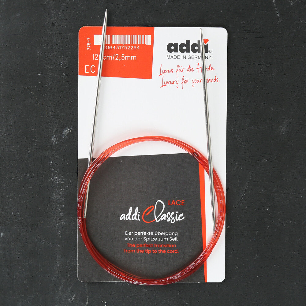 Addi 2.5mm 120cm Lace Circular Knitting Needle - 775-7