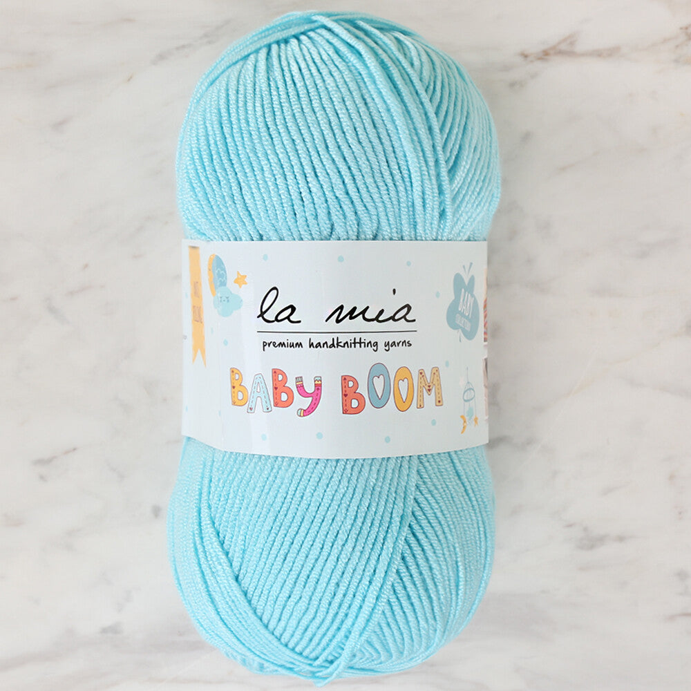 La Mia Baby Boom Yarn, Cyan - 502