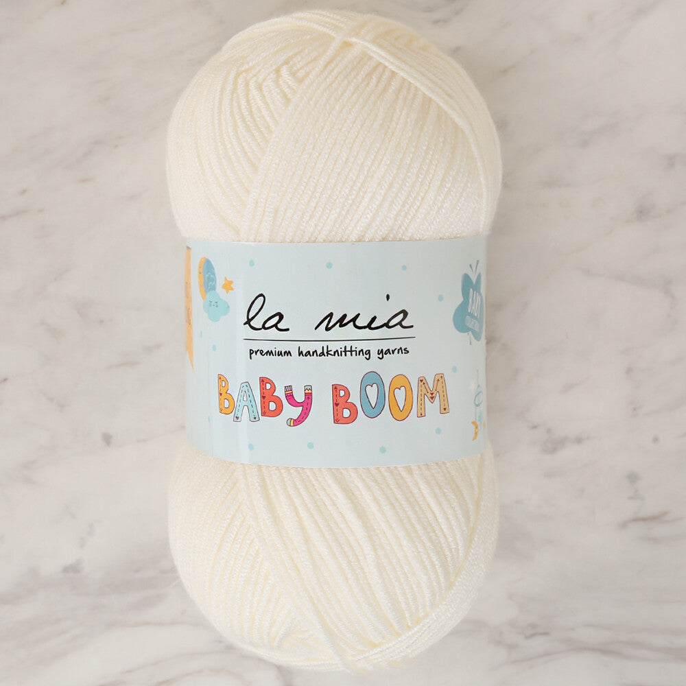 La Mia Baby Boom Yarn, Ecru - 19