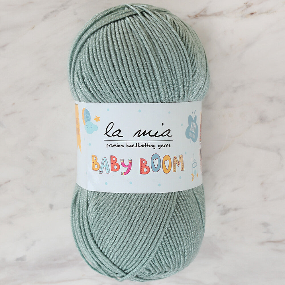 La Mia Baby Boom Yarn, Green - 493