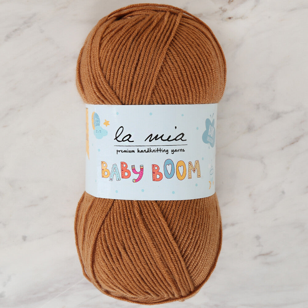 La Mia Baby Boom Yarn, Brown - 885