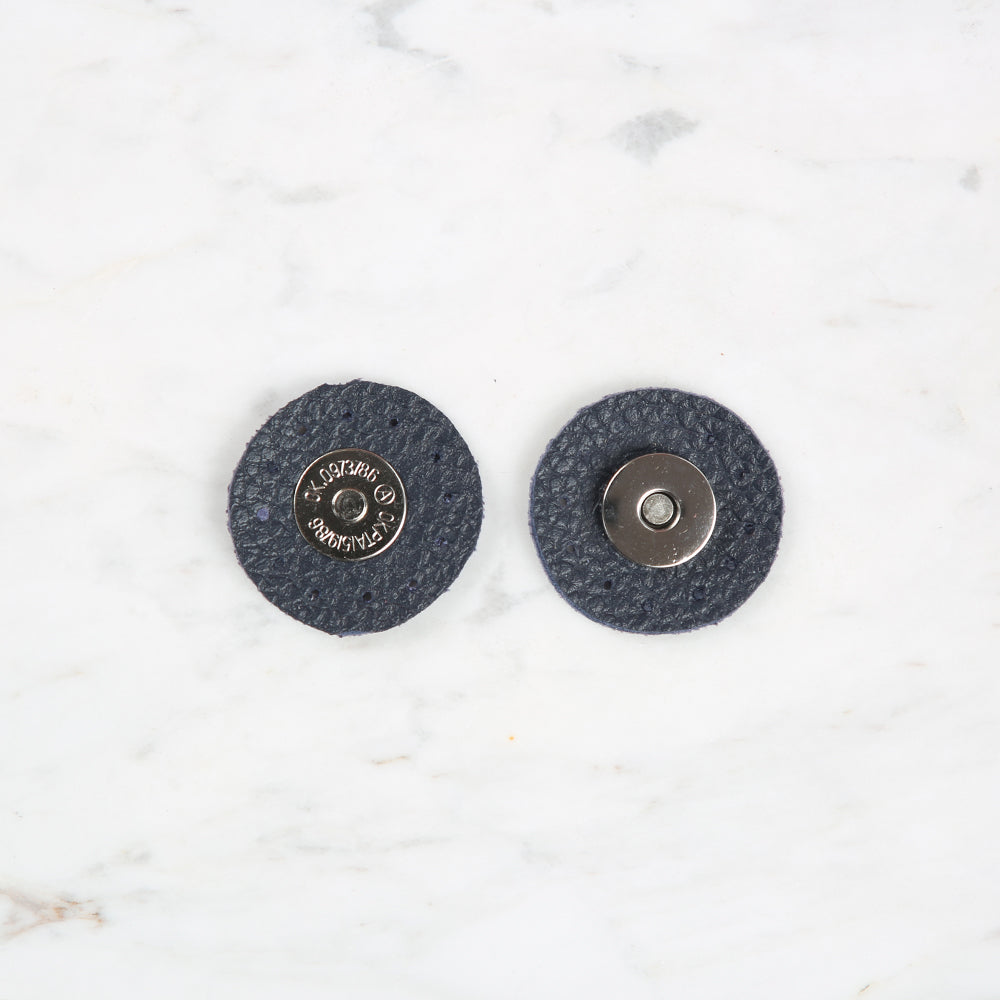 Knitme Round Magnet 4x4 cm Blue BA-0059