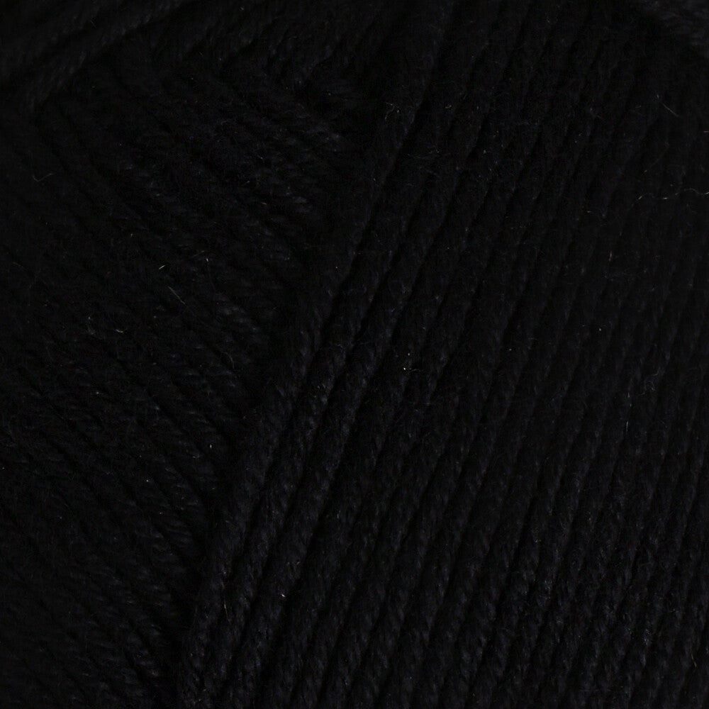 Etrofil Organic Cotton 50gr Yarn, Black - EB062