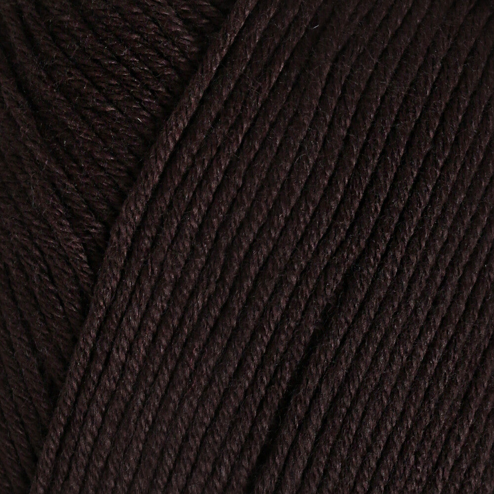 Etrofil Organic Cotton 50gr Yarn, Dark Brown - EB063