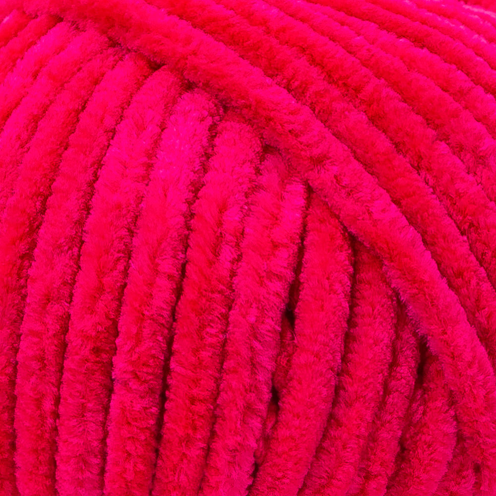 Etrofil Yonca Chenille Yarn, Fuchsia - 70320