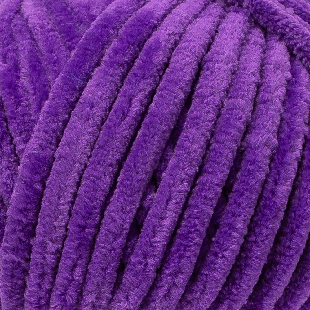 Etrofil Yonca Chenille Yarn, Dark Purple - 70610