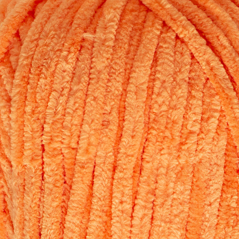 Etrofil Yonca Chenille Yarn, Orange - 70290