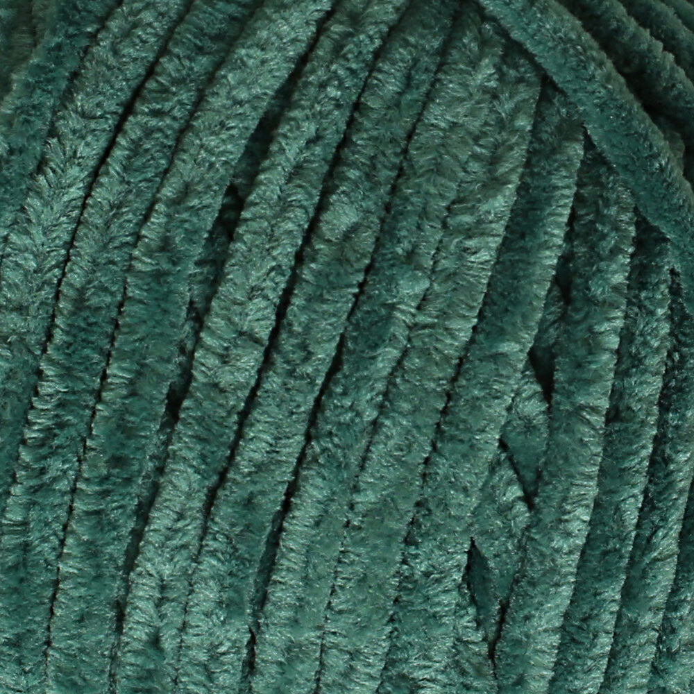 Etrofil Yonca Chenille Yarn, Green - 70476