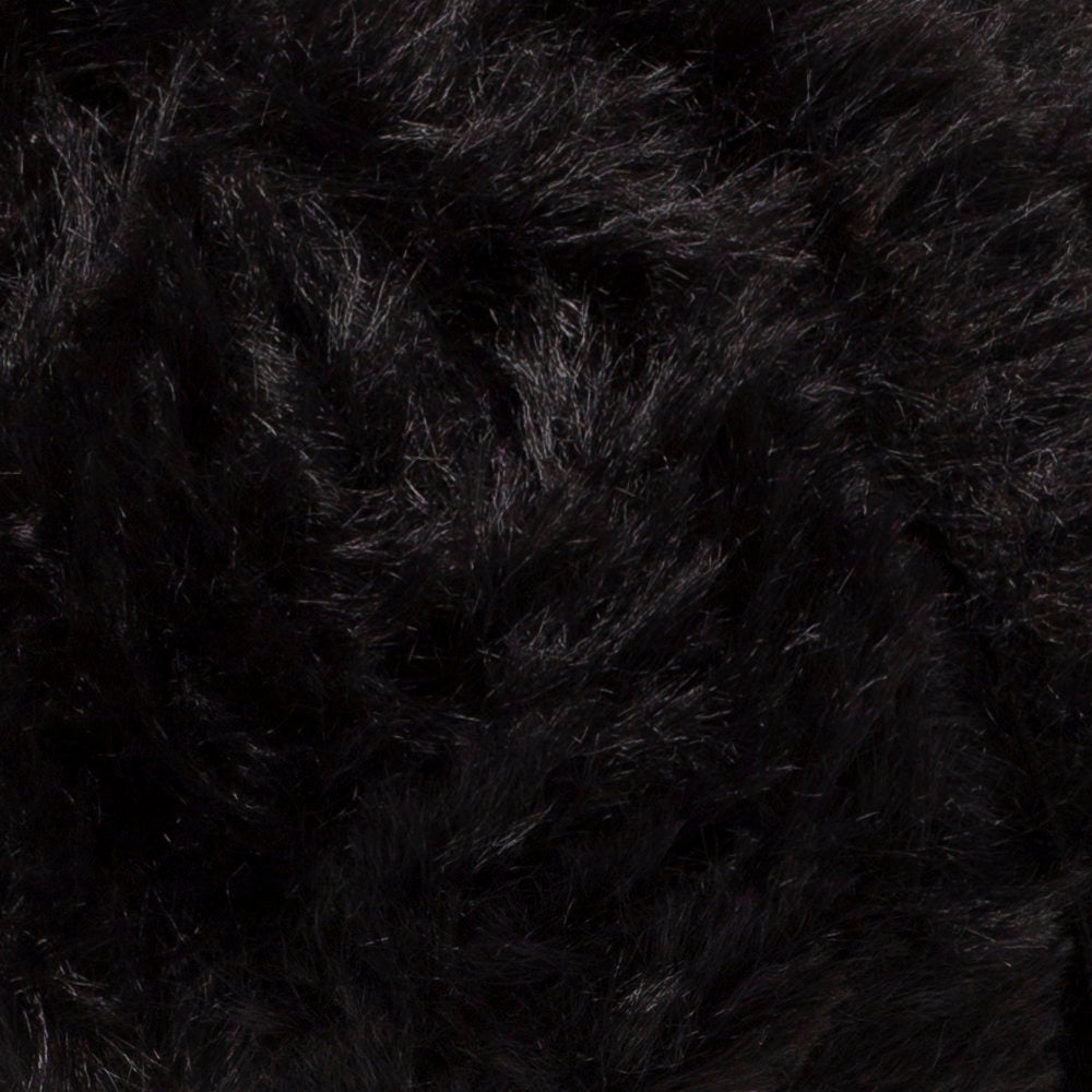 Etrofil Rabbit Fur Yarn, Black - 70906