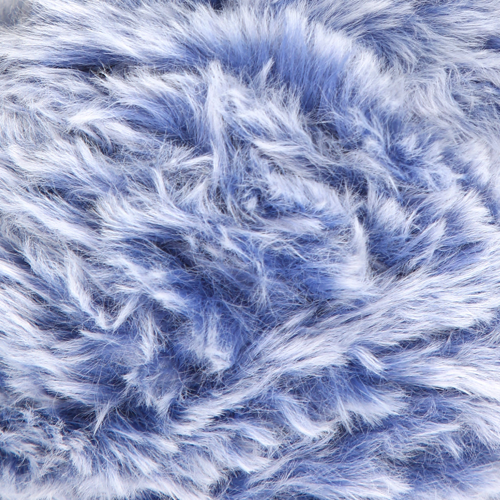 Etrofil Rabbit Fur Yarn,Blue - 75301