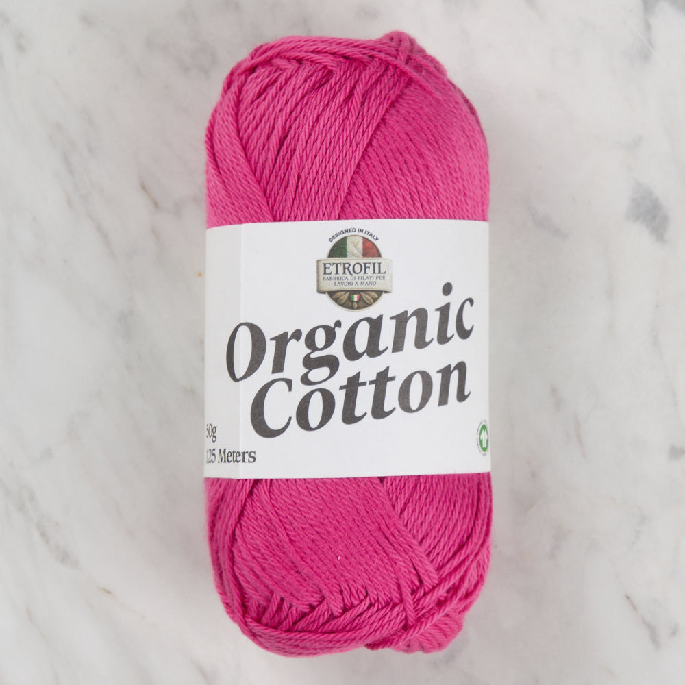Etrofil Organic Cotton Hand Knitting Yarn - 73439 , Rose Pink 