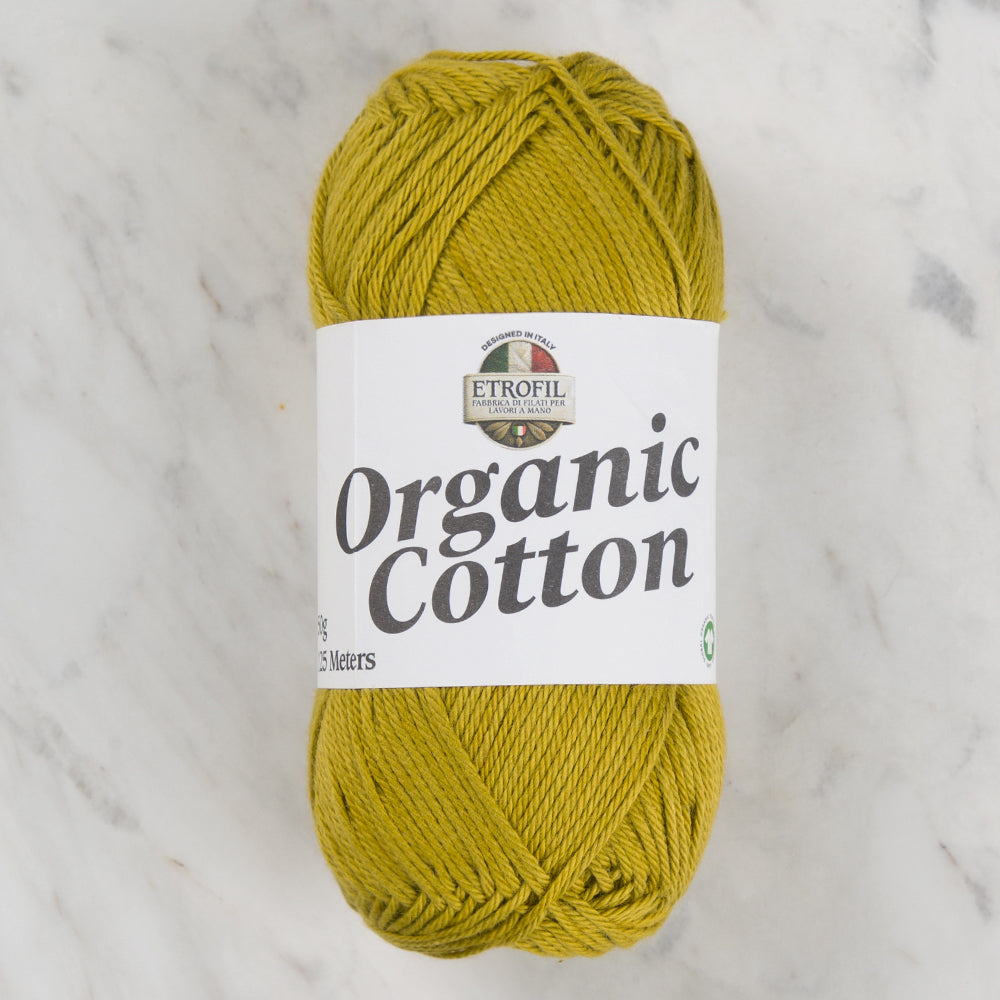 Etrofil Organic Cotton Hand Knitting Yarn - 74382 , Green