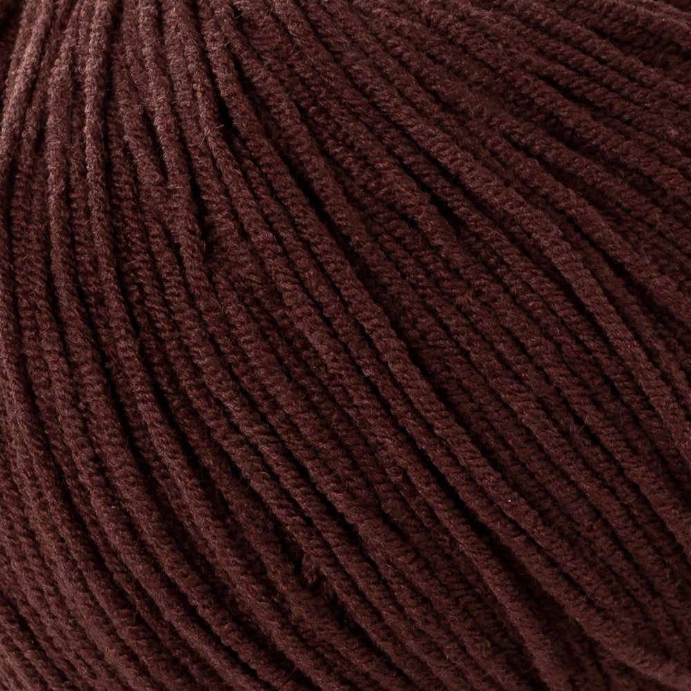 Etrofil Jeans Knitting Yarn, Dark Brown - 062