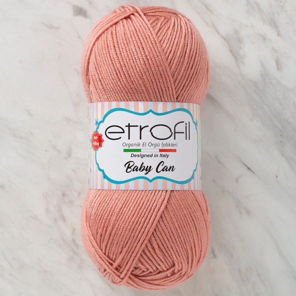 Etrofil Baby Can Knitting Yarn, Dusty Rose - 80030