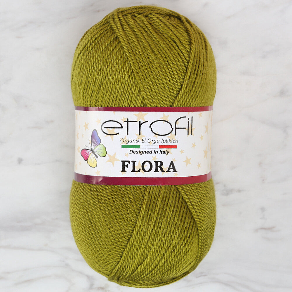Etrofil Flora Knitting Yarn, Plum - 73049