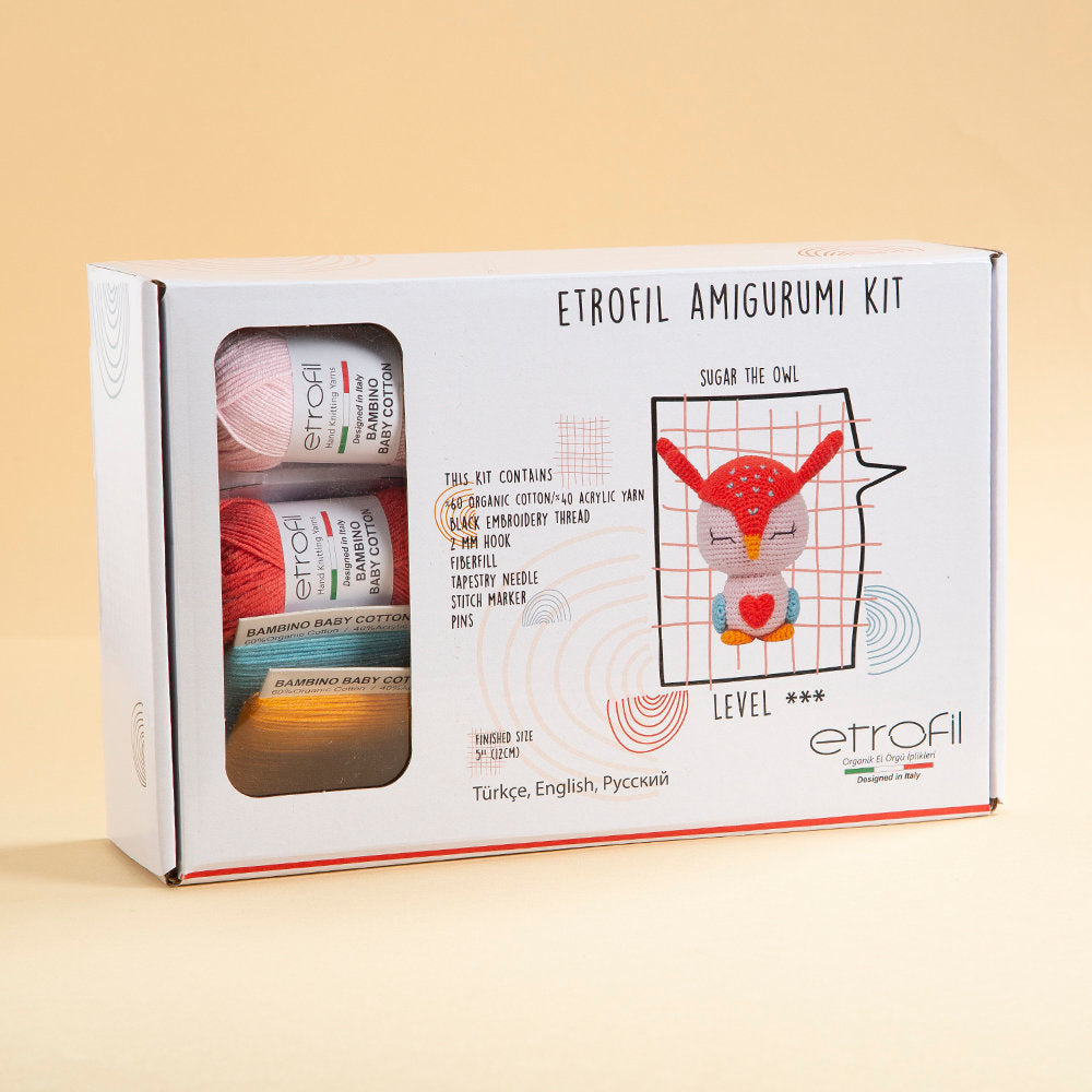 Etrofil Amigurumi Kit, Sugar The Owl - AB005