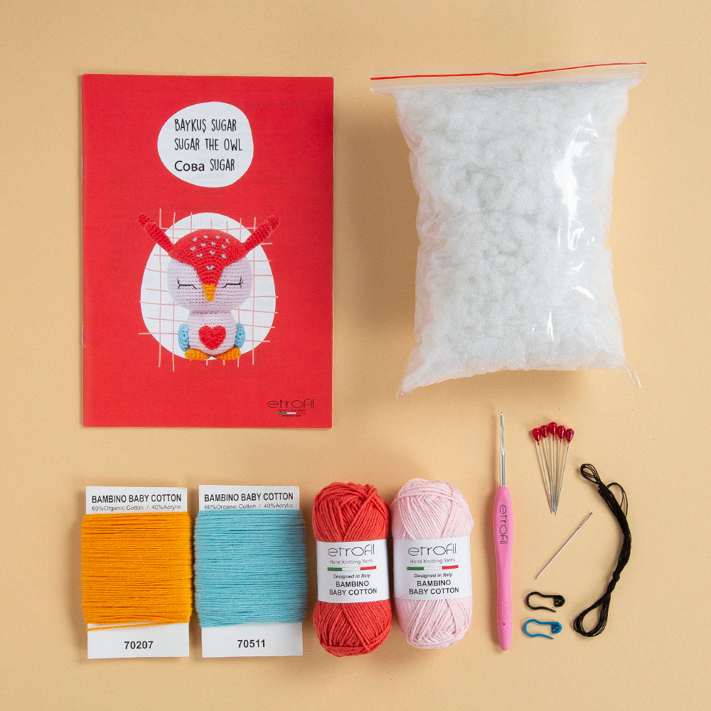 Etrofil Amigurumi Kit, Sugar The Owl - AB005