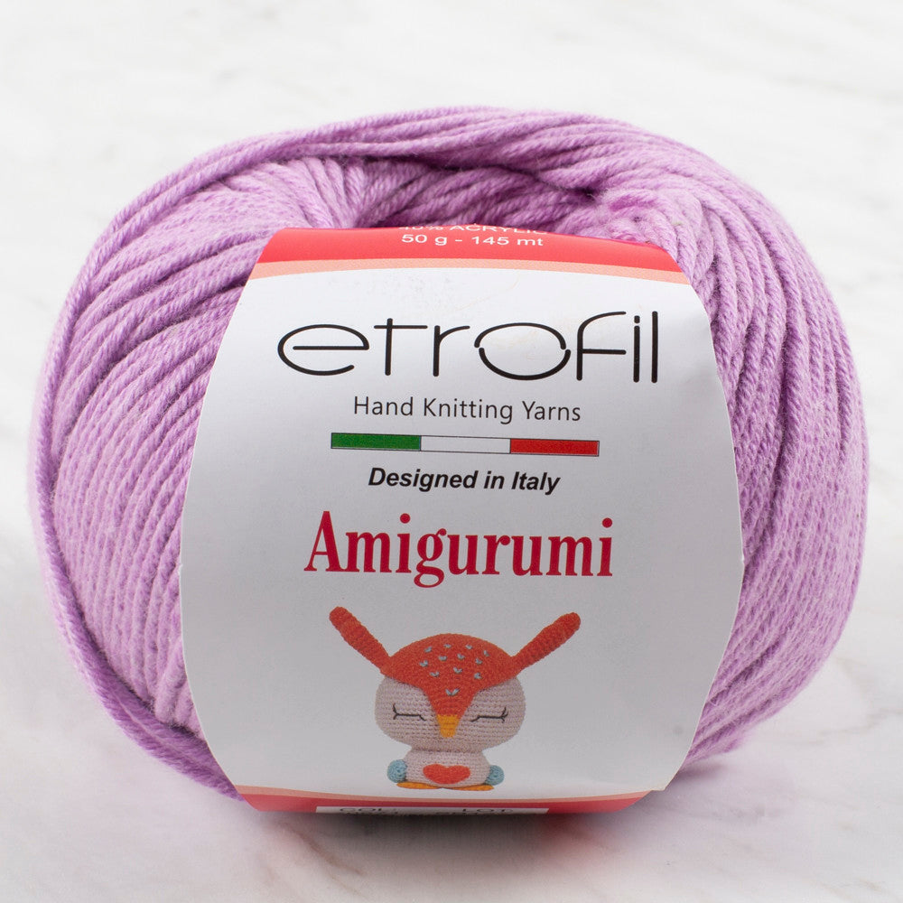 Etrofil Amigurumi Knitting Yarn, Lilac - 70671