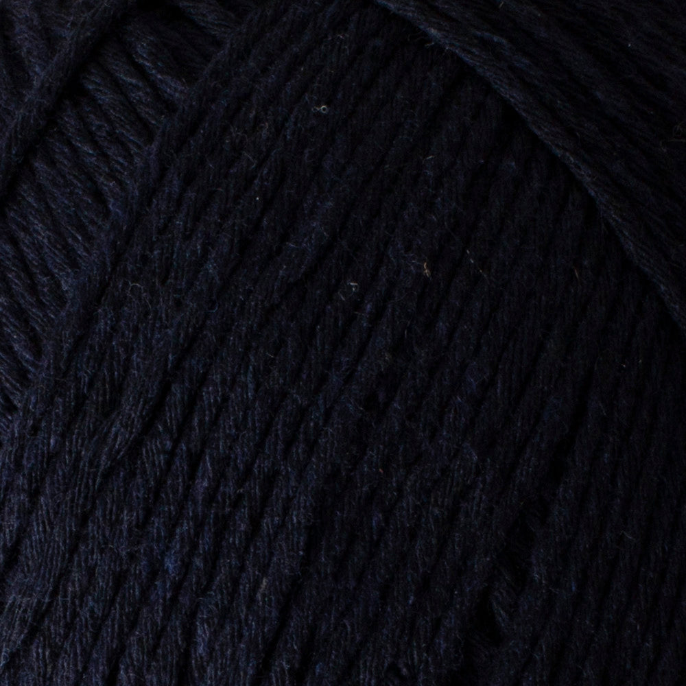 Etrofil Bio Cotton Knitting Yarn, Dark Navy Blue - 10206