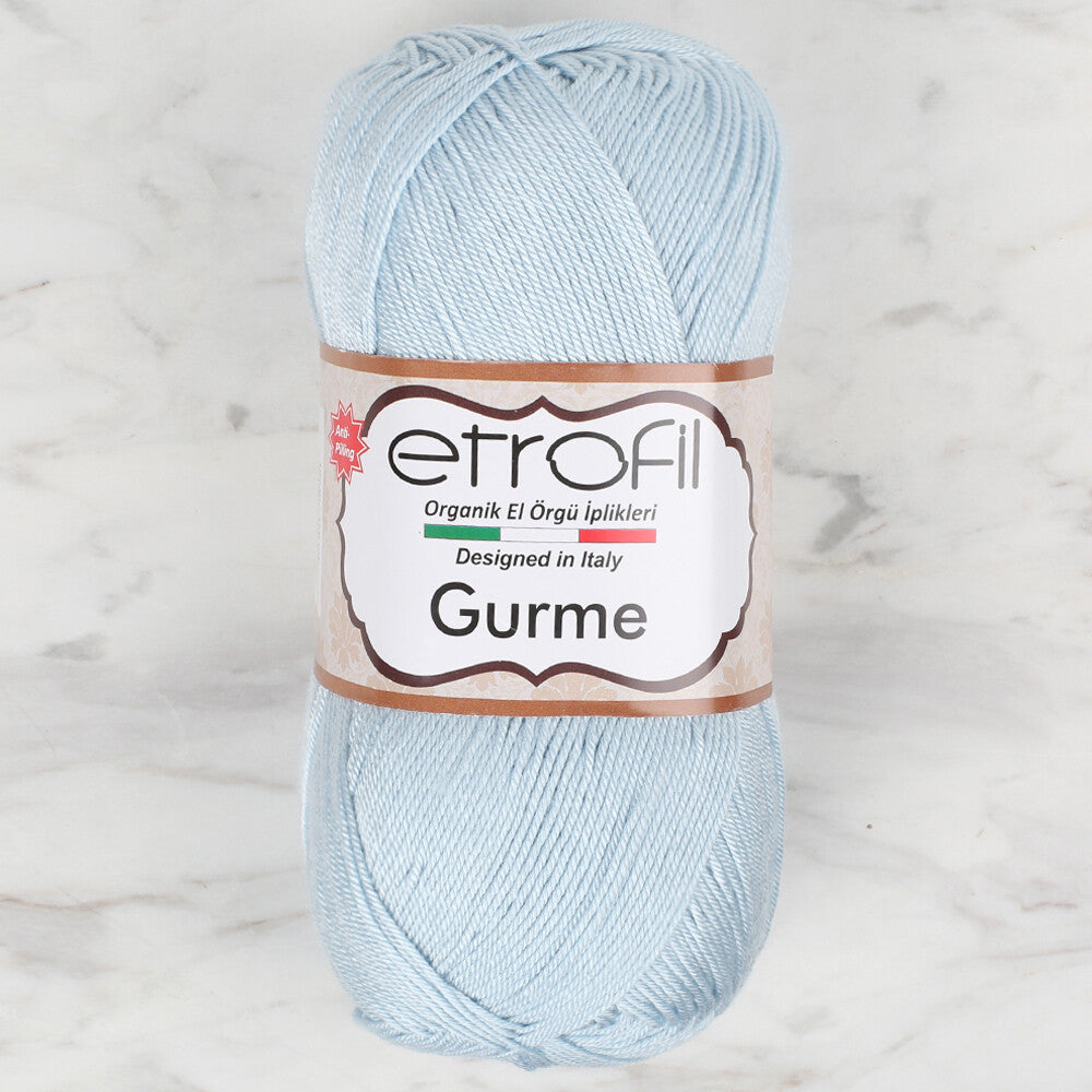 Etrofil Gurme Knitting Yarn, Light Blue - 75060