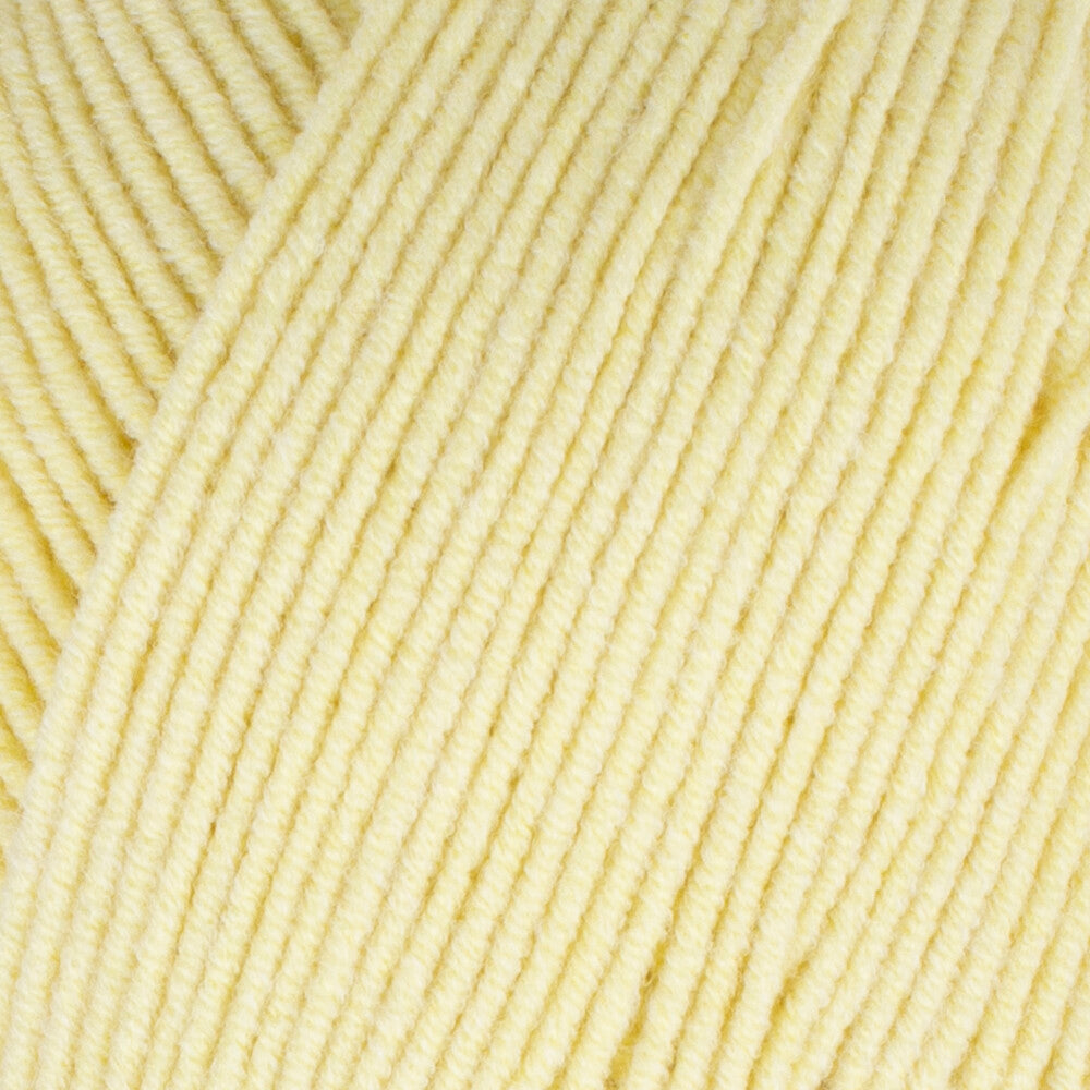 Etrofil Pamuklu Bebe Knitting Yarn, Light Yellow - 70282