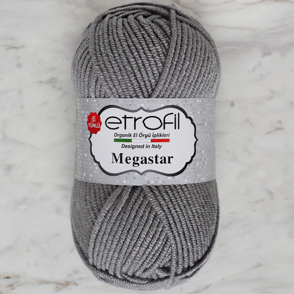 Etrofil Megastar Yarn, Grey - 70974