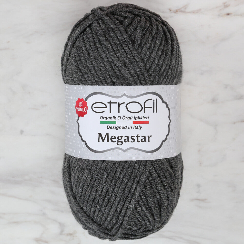 Etrofil Megastar Yarn, Grey - 79027