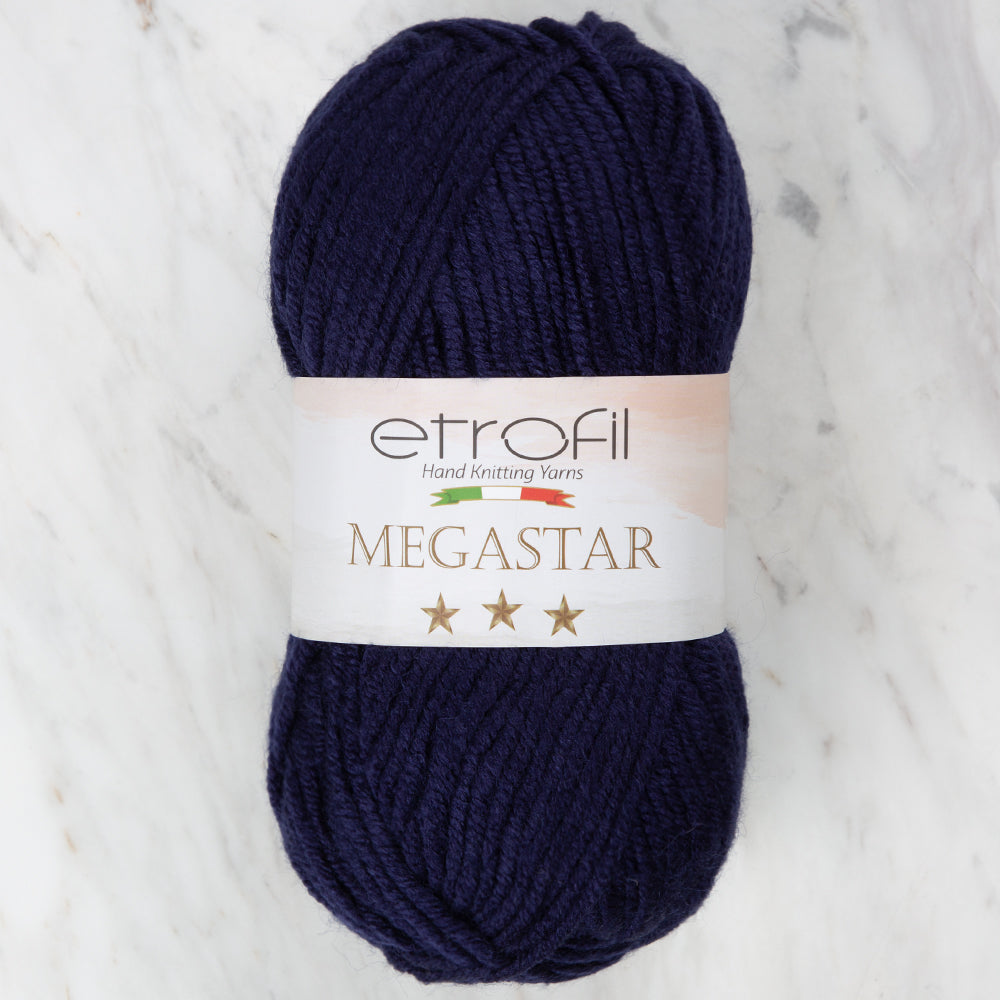 Etrofil Megastar Yarn, Navy Blue - 75318