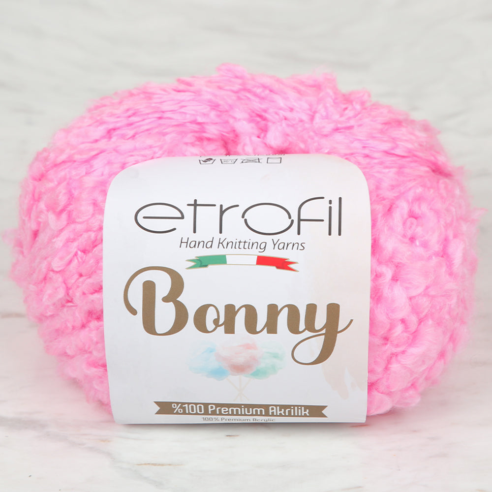 Etrofil Bonny Hand Knitting Yarn,Pink - 73353