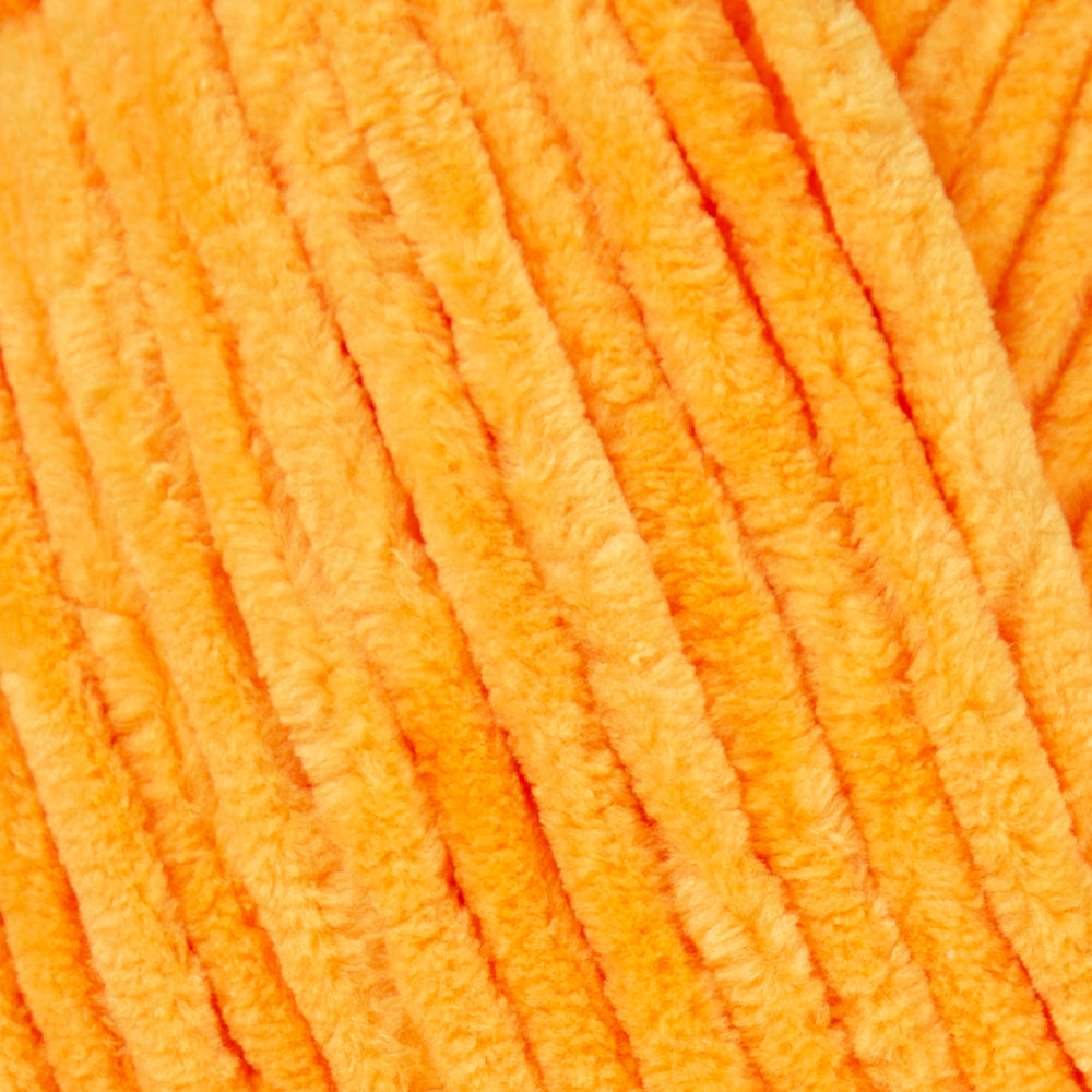 Etrofil Yonca Chenille Yarn, Yellow- 72243