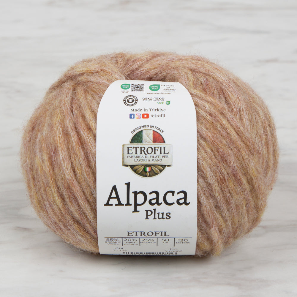 Etrofil Alpaca Plus Hand Knitting Yarn, Beige - 77175