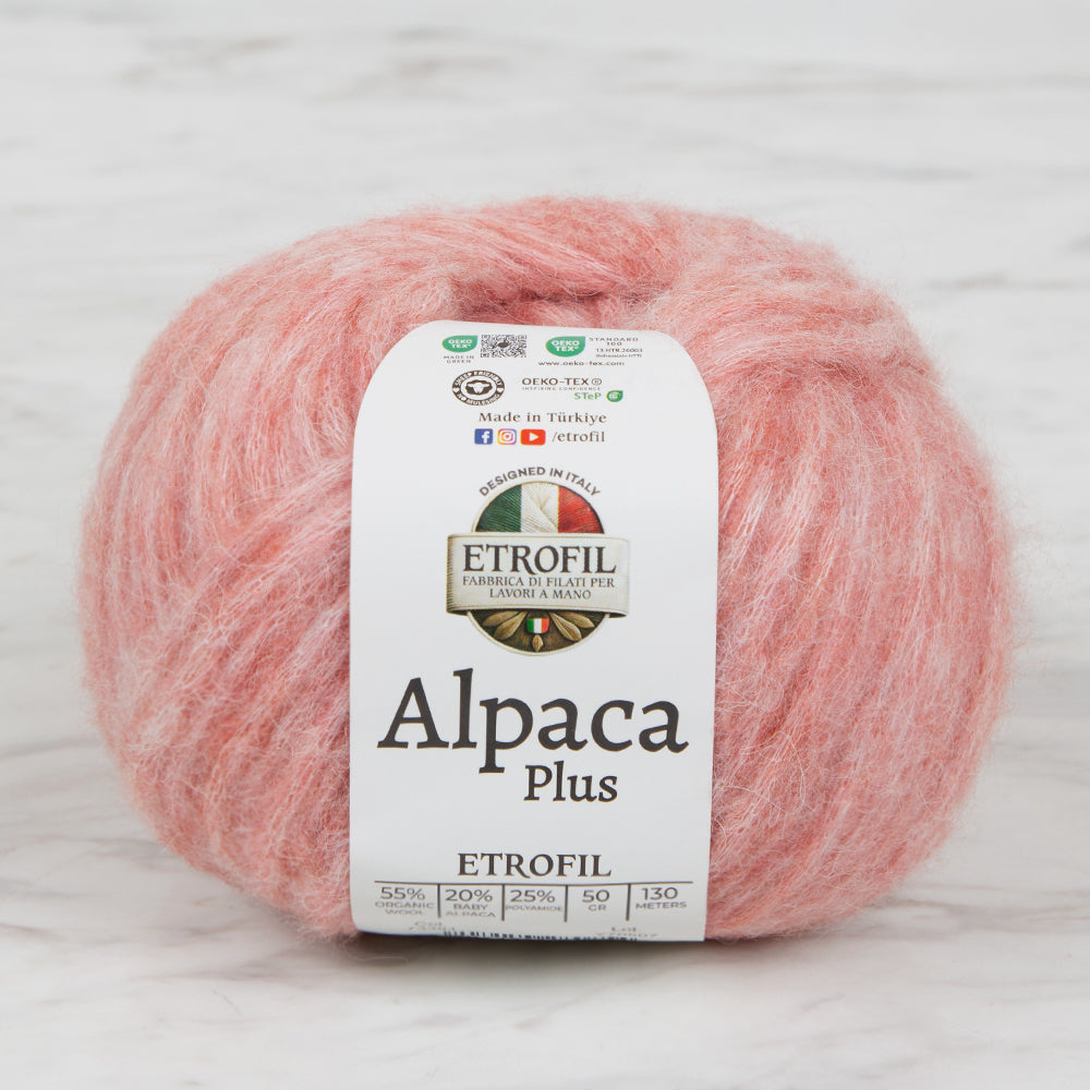 Etrofil Alpaca Plus Hand Knitting Yarn, Dried Rose - 73381