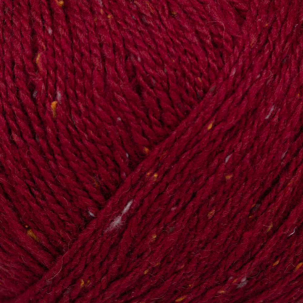 Etrofil Felted Tweed Hand Knitting Yarn , Burgundy - 73384