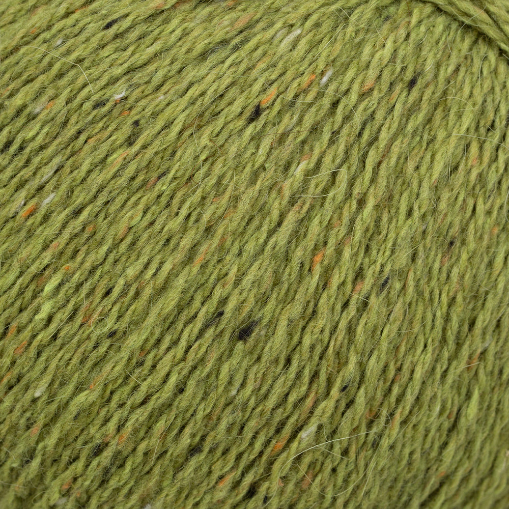 Etrofil Felted Tweed Hand Knitting Yarn , Green - 74314