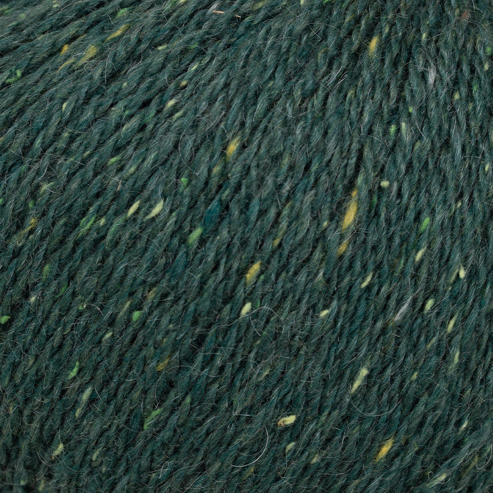 Etrofil Felted Tweed Hand Knitting Yarn , Green - 74316