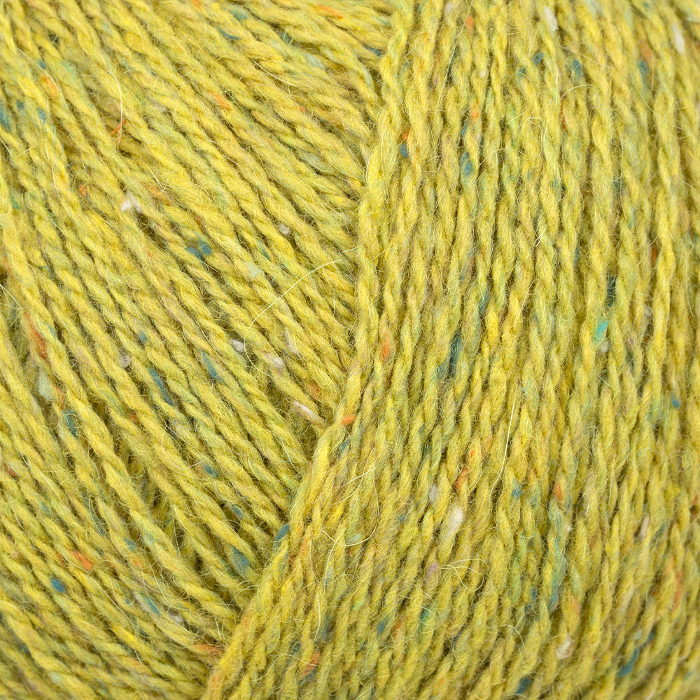 Etrofil Felted Tweed Hand Knitting Yarn , Green - 74317