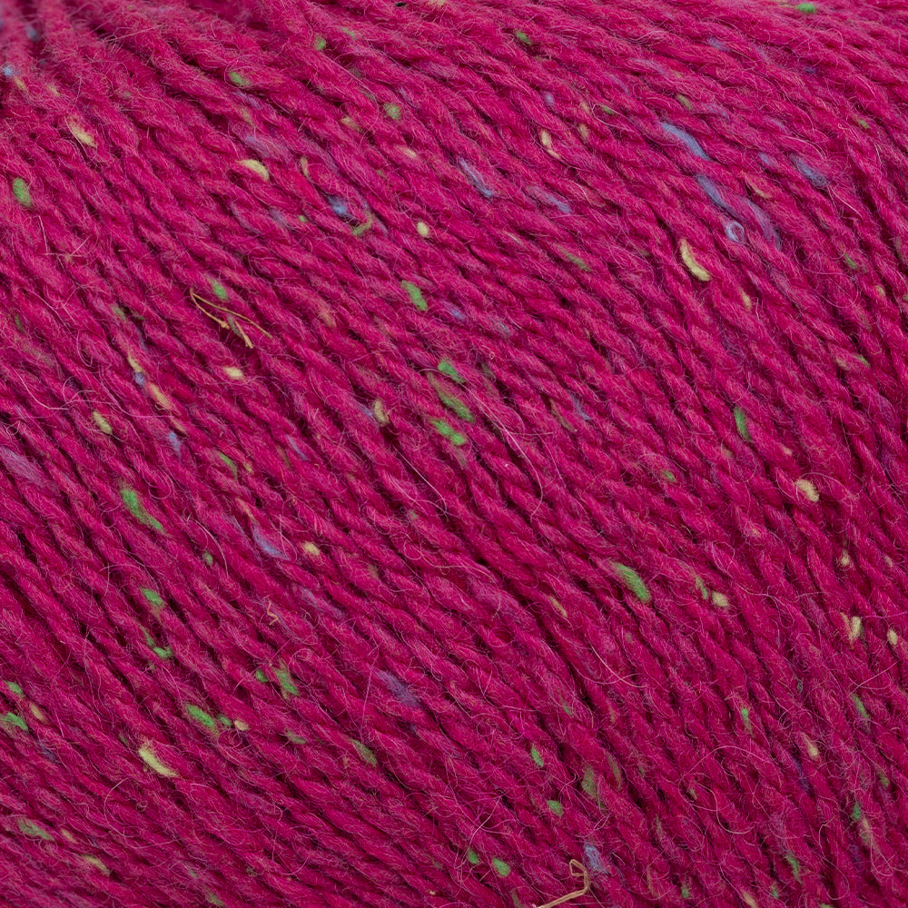 Etrofil Felted Tweed Hand Knitting Yarn , Fuchsia - 73420
