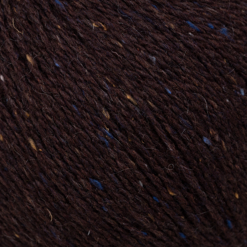 Etrofil Felted Tweed Hand Knitting Yarn , Brown - 77211
