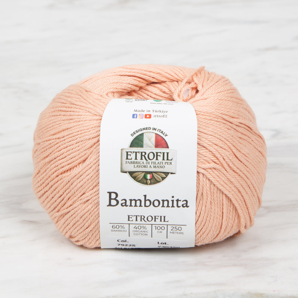 Etrofil Bambonita Hand Knitting Yarn ,Skin Colour 79225