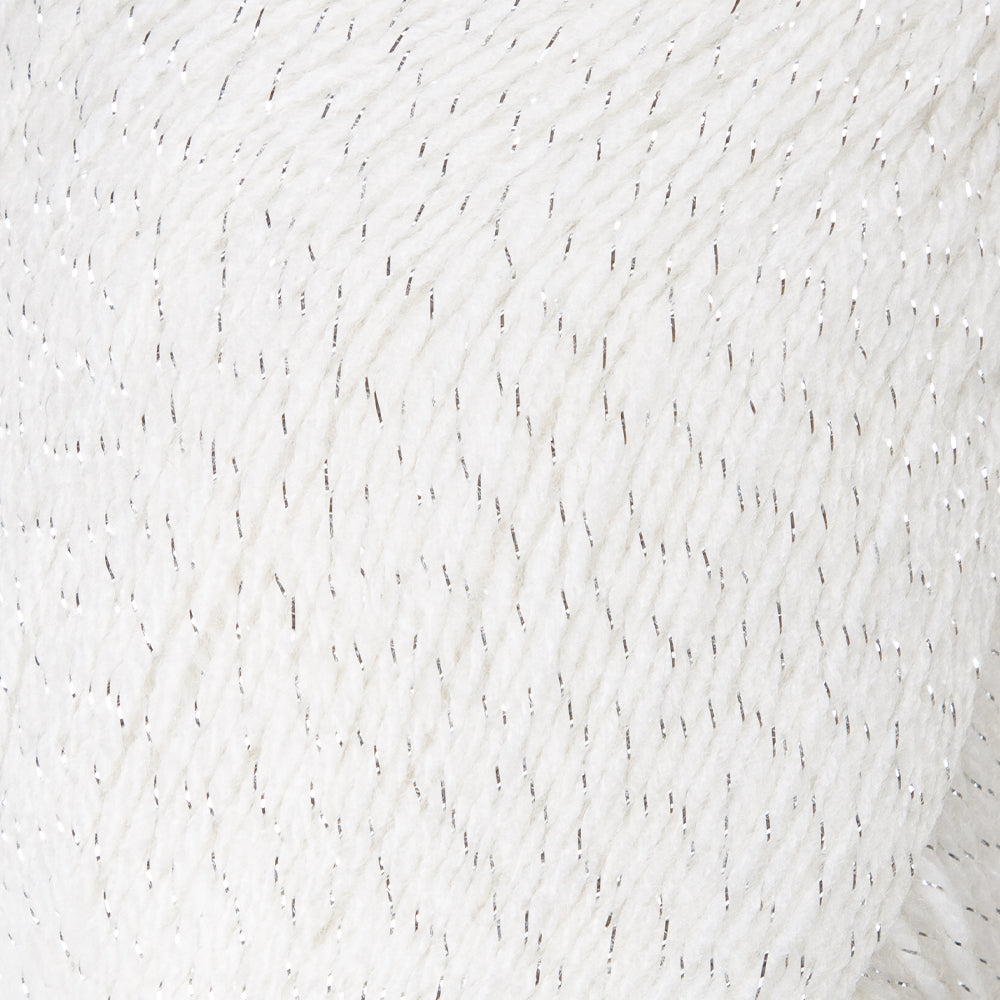 Etrofil Starlight Hand Knitting Yarn ,White 70187