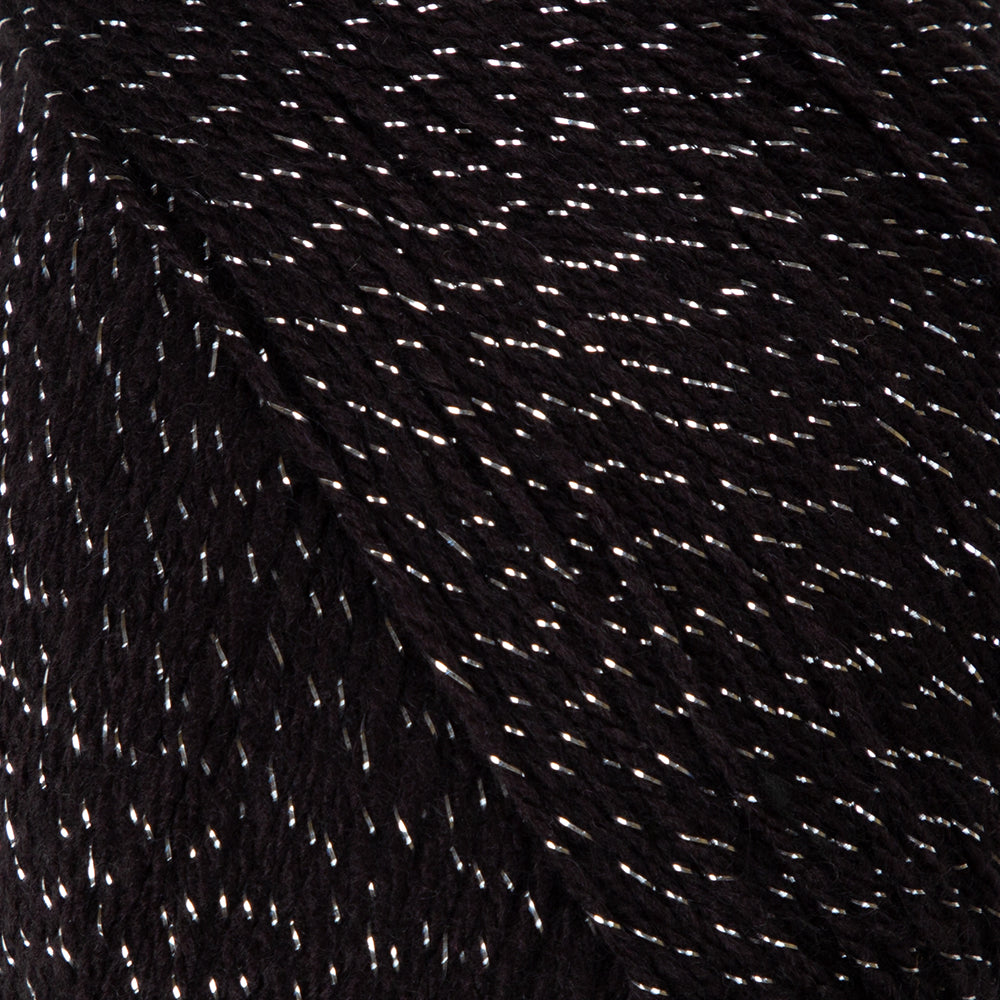 Etrofil Starlight Hand Knitting Yarn , Black - 70978