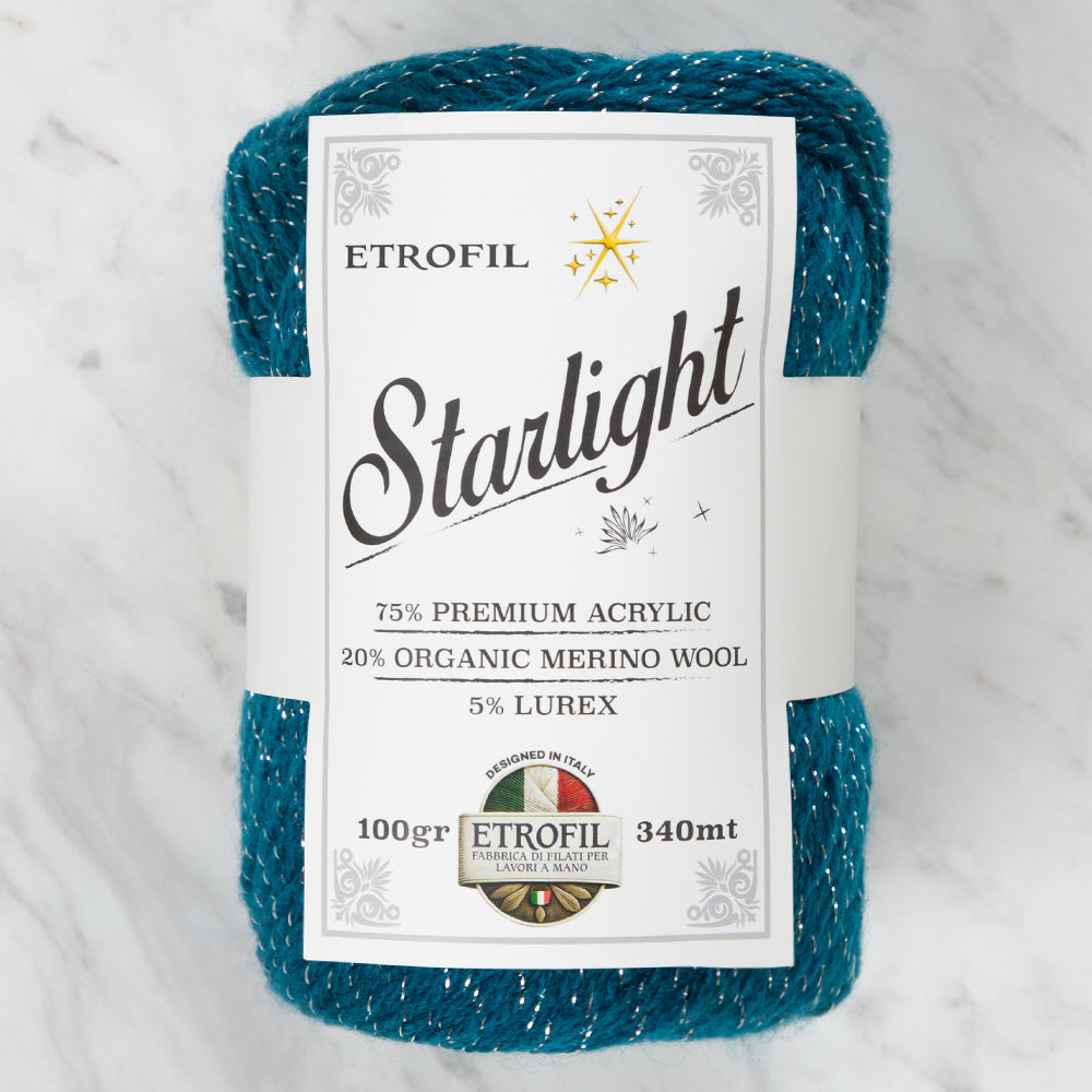 Etrofil Starlight Hand Knitting Yarn ,Green 75374