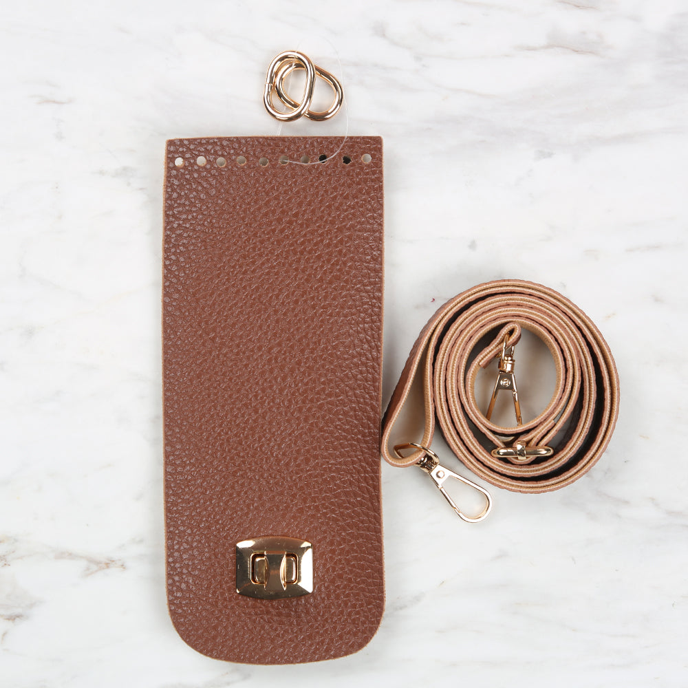 Knitme Clip Phone Set 8.5x20 cm Taba BA-0047