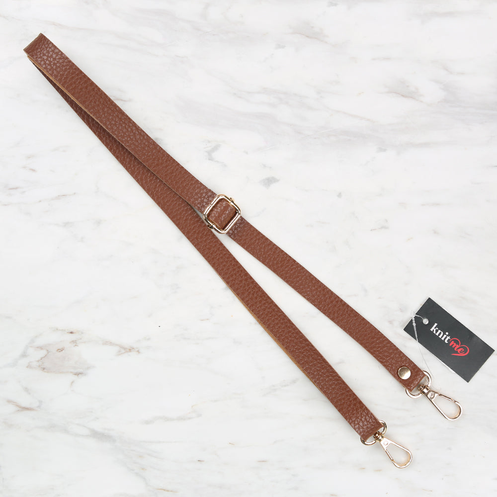 Knitme Sliding Buckle Bag Strap 135x1.5 cm Taba BA-0001