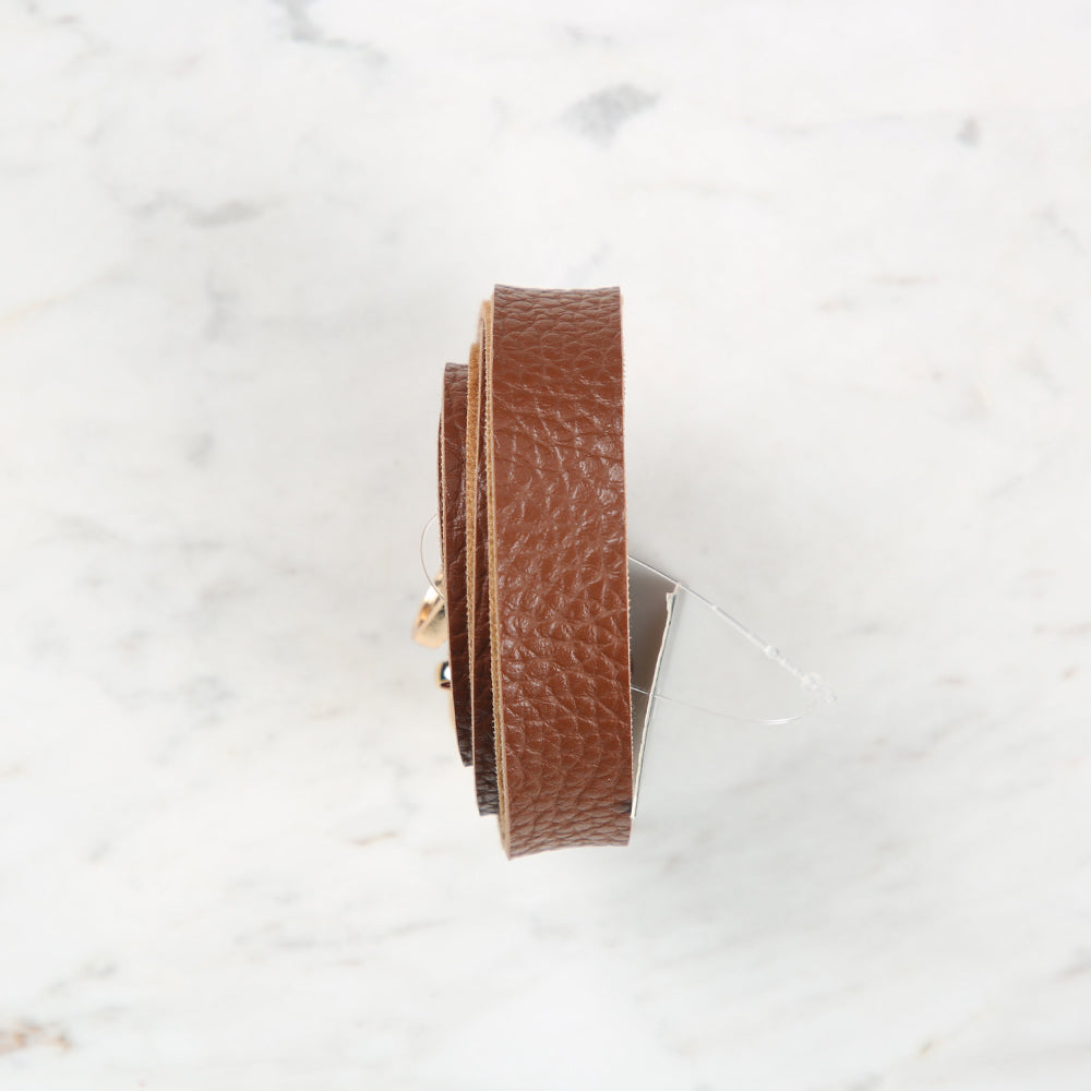 Knitme Sliding Buckle Bag Strap 135x1.5 cm Taba BA-0001