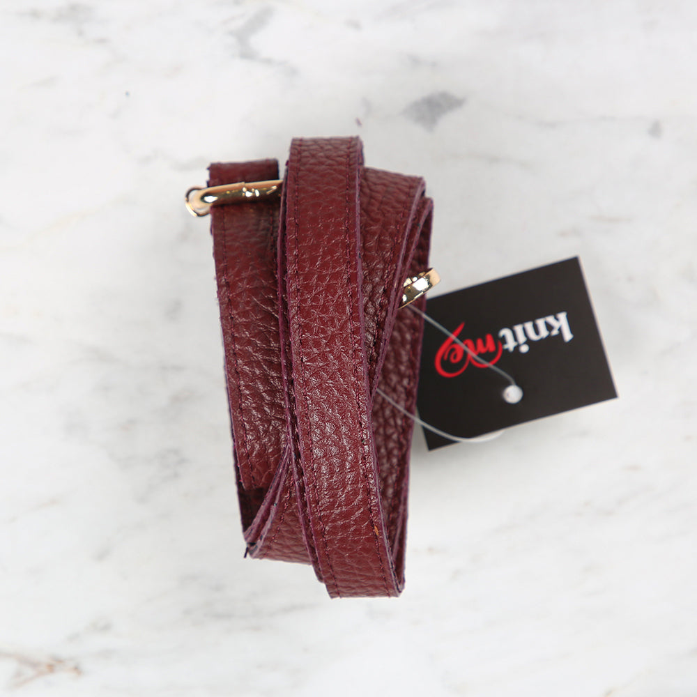 Knitme Sliding Buckle Bag Strap 135x1.5 cm Claret Red BA-0073
