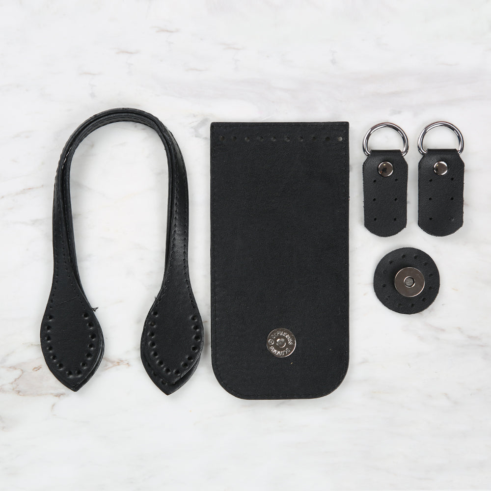 Knitme Fashion Bag Kit 8.5x17 cm Black BA-0065