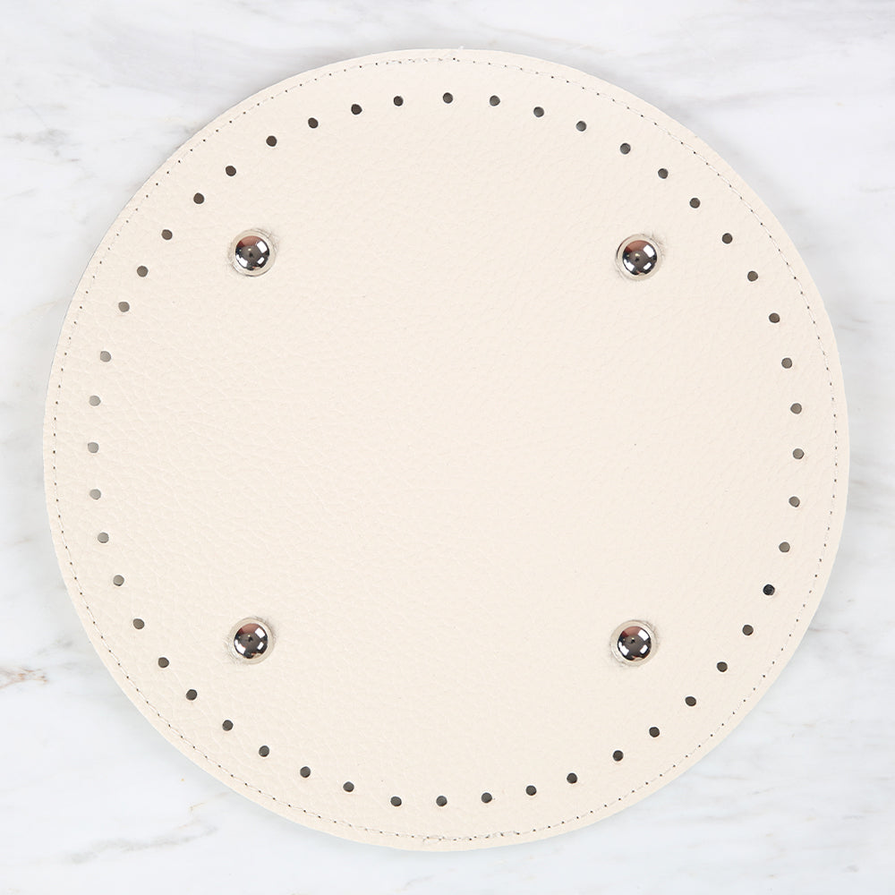 Knitme Bag Base Round 22 cm Cream BA-0064