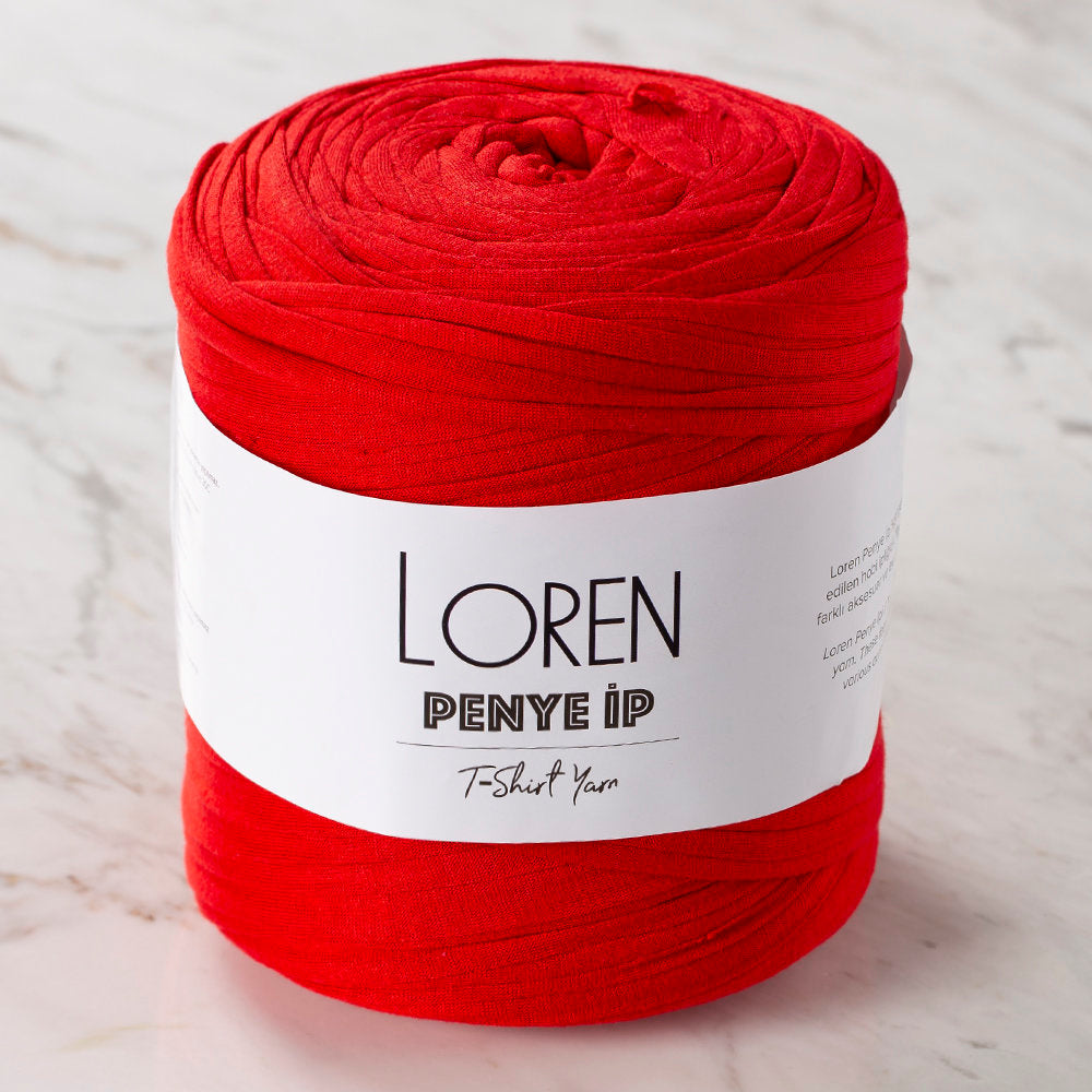 Loren T-shirt Yarn, Red - 46