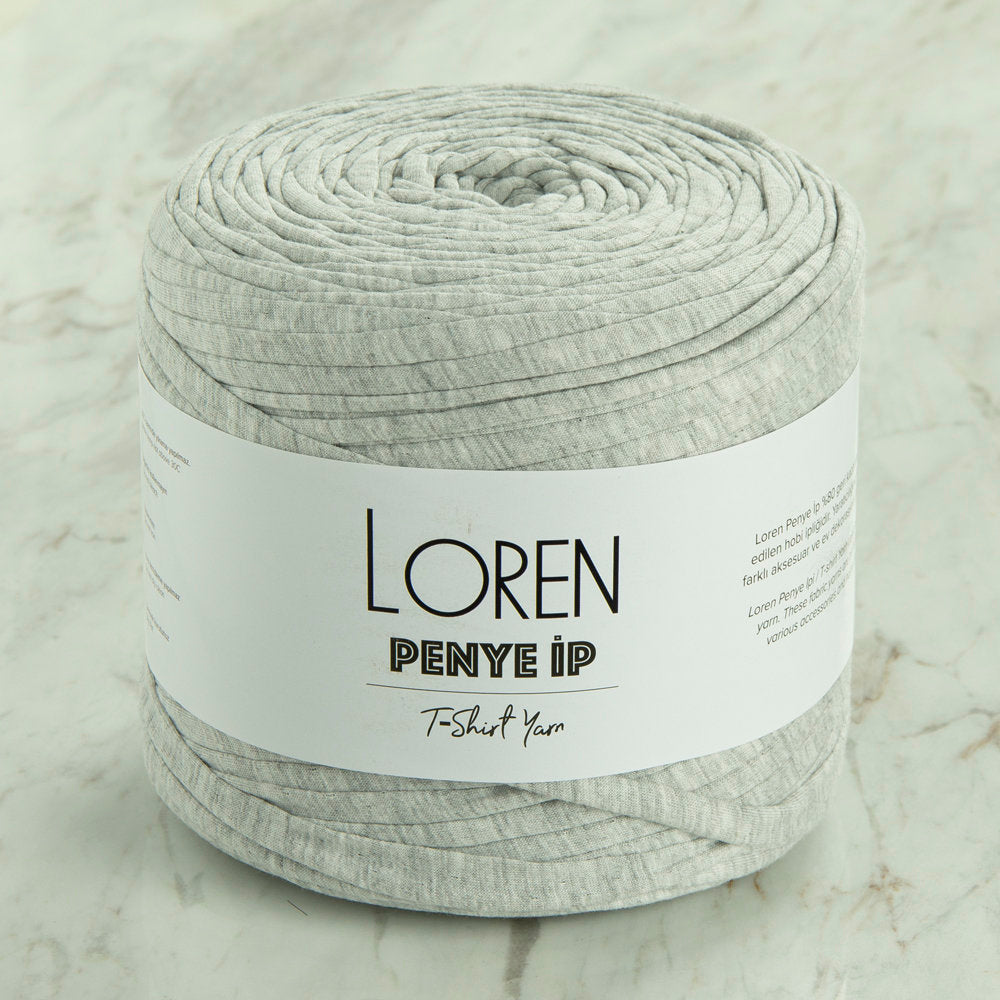 Loren T-Shirt Yarn, Heather Grey - 61